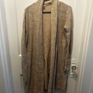 Tan and cream cardigan